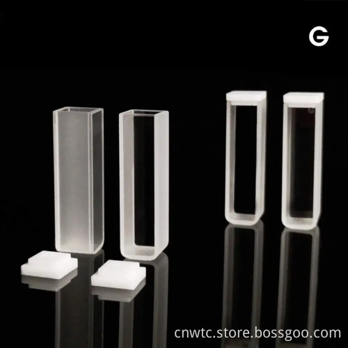 Quartz Cell Spectrophotometer Cuvettes for Laboratory Use